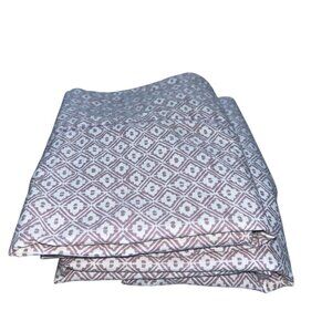 Roberta Roller Rabbit lavender purple Moroccan tile Indian Block KING pillow cas